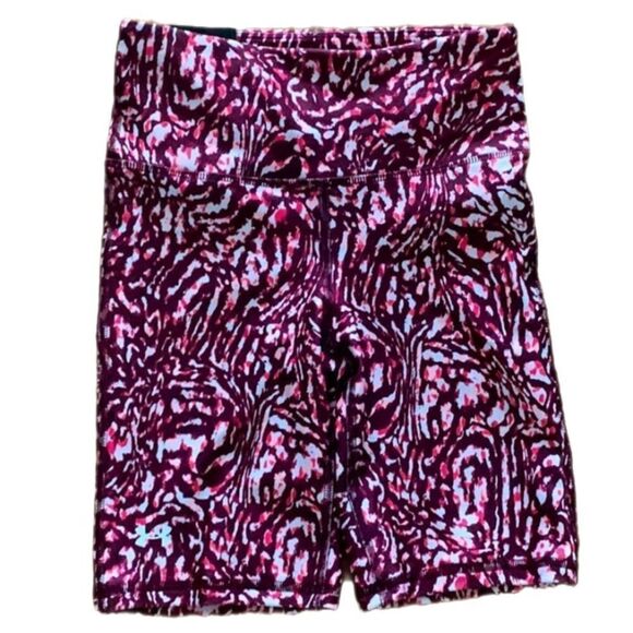 NWT Under Armour Pink and Purple Bike Shorts, XS - Picture 3 of 8